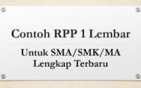 Unduh RPP SMA Kurikulum 2013 Versi Kemdikbud Revisi terbaru